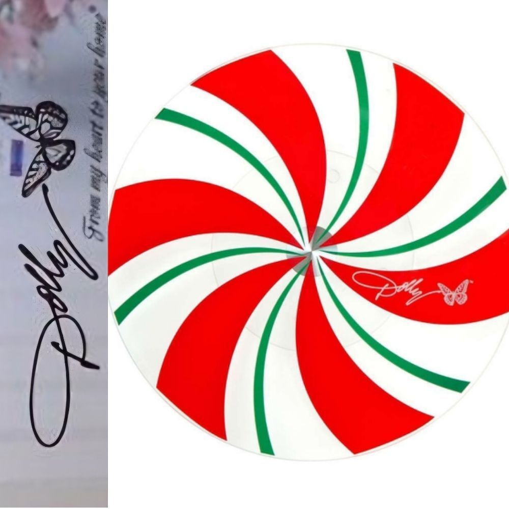 Dolly Parton Peppermint Swirl Decorative‎ Lazy Susan